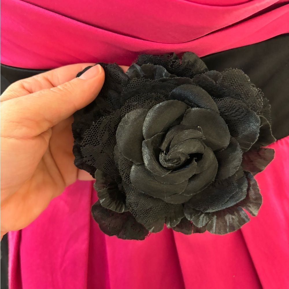 Speechless Ladies 3 Short Pink & Black Formal Dress - Picture 4 of 9